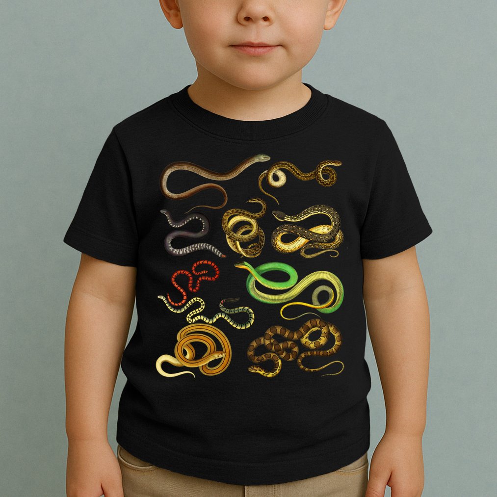 Educational Types Of Snake Gift Toddler T-Shirt