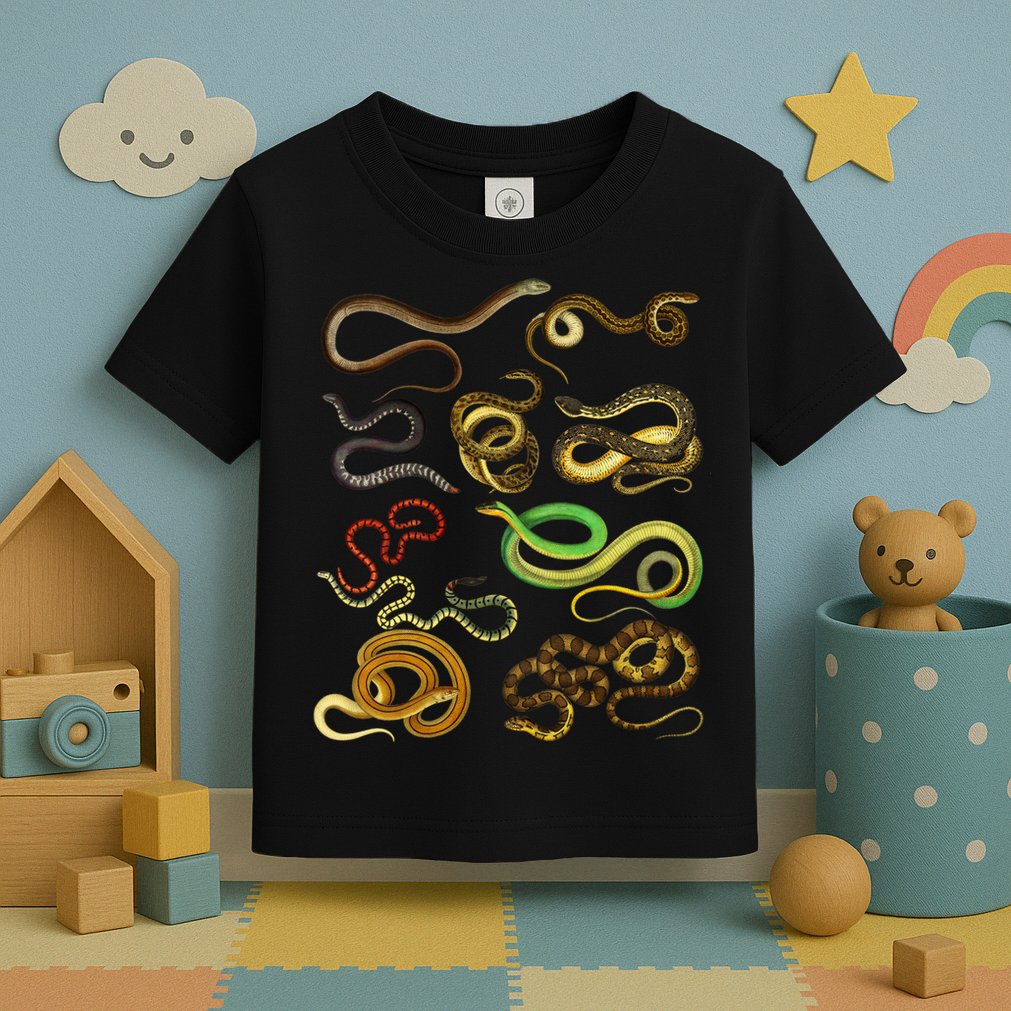 Educational Types Of Snake Gift Toddler T-Shirt