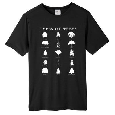 Environment Types Of Trees Earth Day Nature Outdoor Lover Tall Fusion ChromaSoft Performance T-Shirt