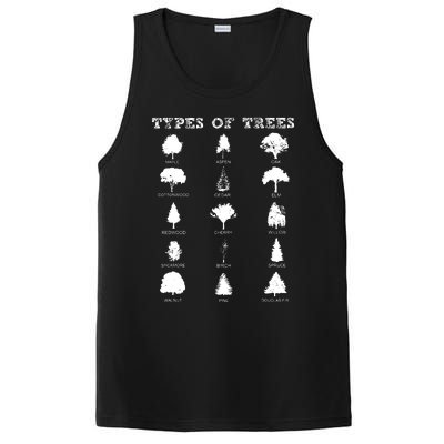 Environment Types Of Trees Earth Day Nature Outdoor Lover PosiCharge Competitor Tank