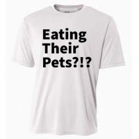 Eating Their Pets Funny Trump Debate Bizarre Weird Quote Cooling Performance Crew T-Shirt