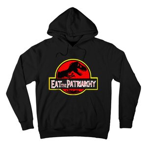 Eat The Patriarchy Feminist Dinosaur Hoodie