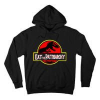 Eat The Patriarchy Feminist Dinosaur Tall Hoodie