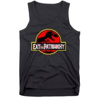 Eat The Patriarchy Feminist Dinosaur Tank Top