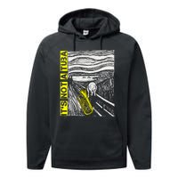 Euphonium Tuba Player The Scream Painting Performance Fleece Hoodie