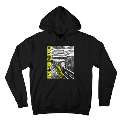 Euphonium Tuba Player The Scream Painting Hoodie