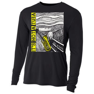 Euphonium Tuba Player The Scream Painting Cooling Performance Long Sleeve Crew