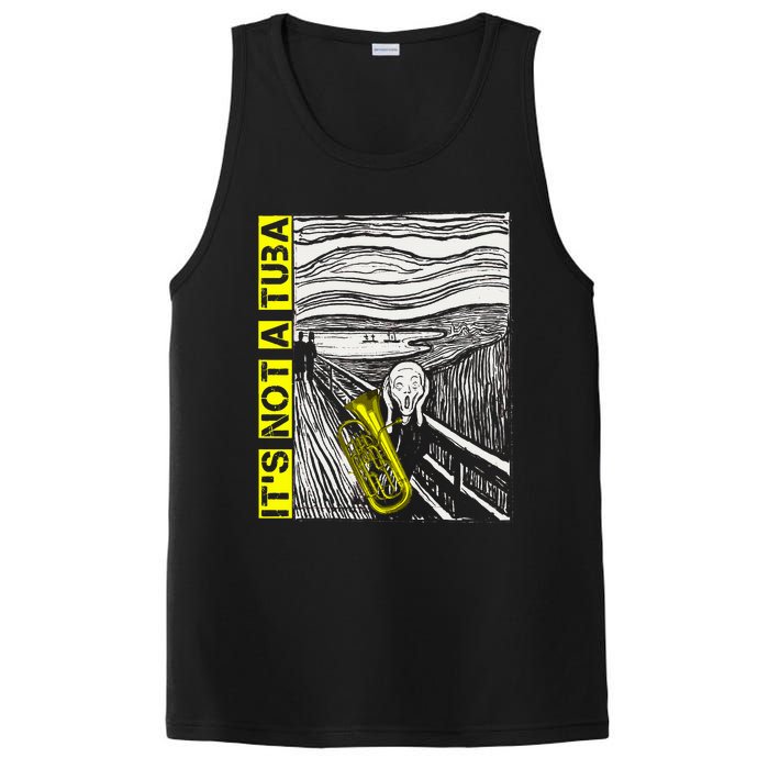 Euphonium Tuba Player The Scream Painting PosiCharge Competitor Tank