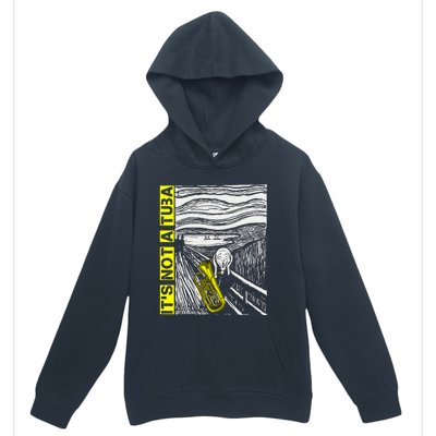 Euphonium Tuba Player The Scream Painting Urban Pullover Hoodie