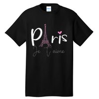 Eiffel Tower Paris Holiday France Souvenir Tall T-Shirt