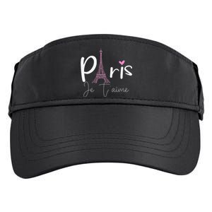 Eiffel Tower Paris Holiday France Souvenir Adult Drive Performance Visor