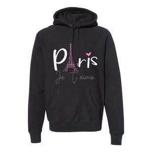 Eiffel Tower Paris Holiday France Souvenir Premium Hoodie