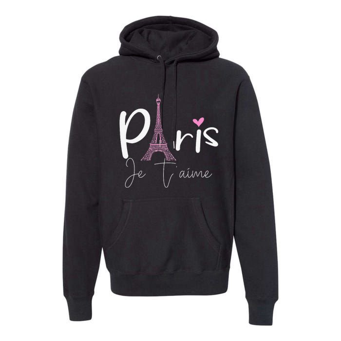 Eiffel Tower Paris Holiday France Souvenir Premium Hoodie