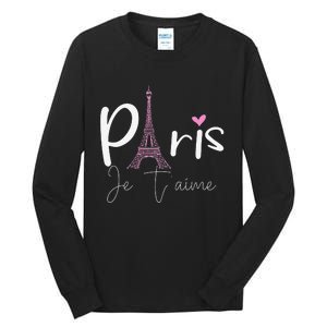 Eiffel Tower Paris Holiday France Souvenir Tall Long Sleeve T-Shirt