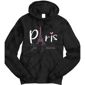 Eiffel Tower Paris Holiday France Souvenir Tie Dye Hoodie