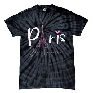 Eiffel Tower Paris Holiday France Souvenir Tie-Dye T-Shirt