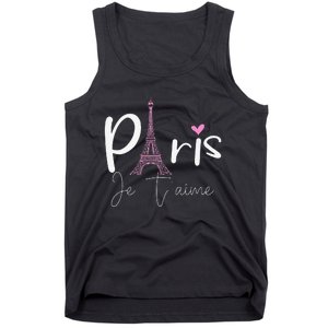 Eiffel Tower Paris Holiday France Souvenir Tank Top