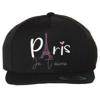 Eiffel Tower Paris Holiday France Souvenir Wool Snapback Cap