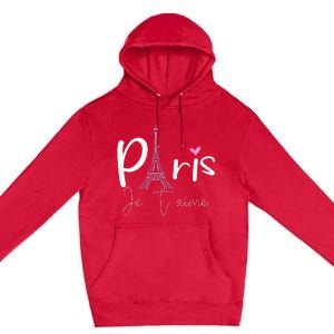 Eiffel Tower Paris Holiday France Souvenir Premium Pullover Hoodie