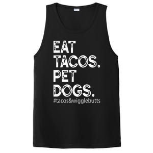 Eat Tacos. Pet Dogs Tacos And Wigglebutts PosiCharge Competitor Tank