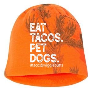 Eat Tacos. Pet Dogs Tacos And Wigglebutts Kati - Camo Knit Beanie