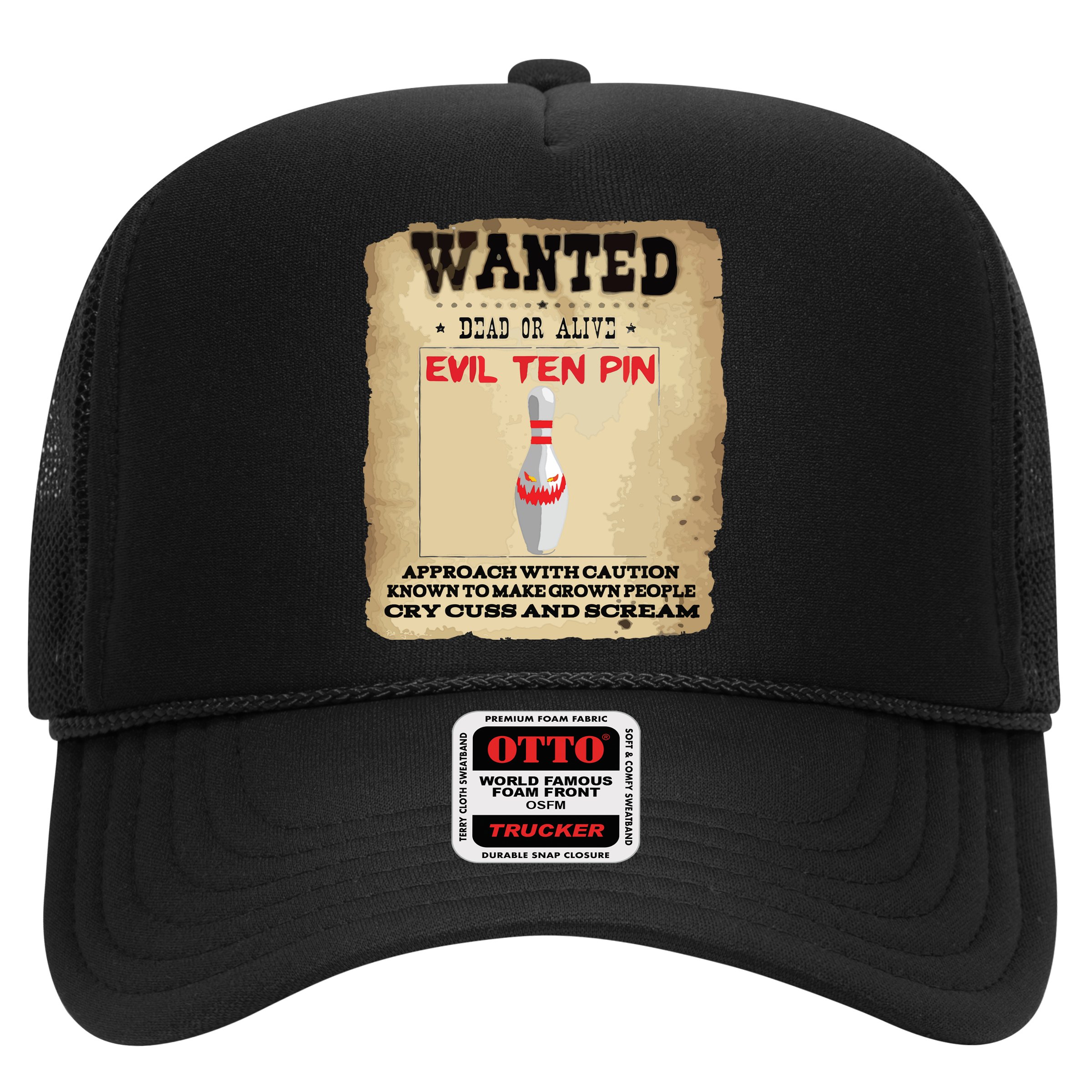 Evil Ten Pin 10 Funny Bowling Hat