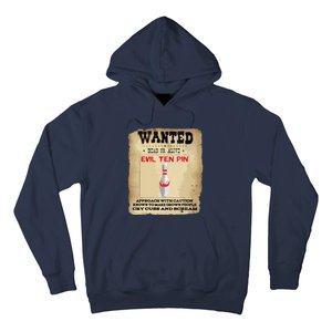 Evil Ten Pin 10 Funny Bowling Hoodie