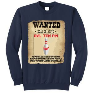 Evil Ten Pin 10 Funny Bowling Sweatshirt