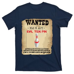 Evil Ten Pin 10 Funny Bowling T-Shirt