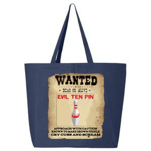 Evil Ten Pin 10 Funny Bowling 25L Jumbo Tote