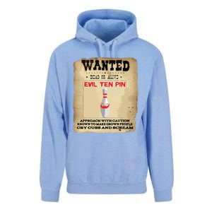 Evil Ten Pin 10 Funny Bowling Unisex Surf Hoodie