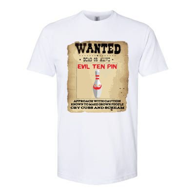 Evil Ten Pin 10 Funny Bowling Softstyle CVC T-Shirt