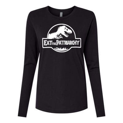 Eat The Patriarchy Feminist Essential Womens Cotton Relaxed Long Sleeve T-Shirt