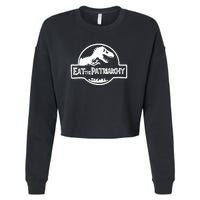 Eat The Patriarchy Feminist Essential Cropped Pullover Crew