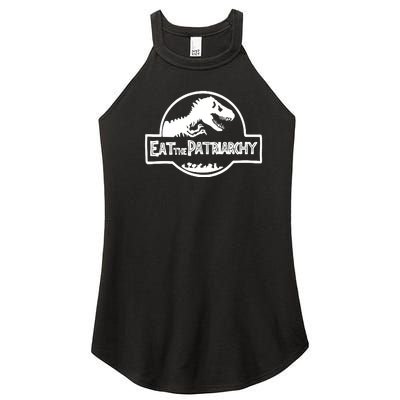 Eat The Patriarchy Feminist Essential Women's Perfect Tri Rocker Tank