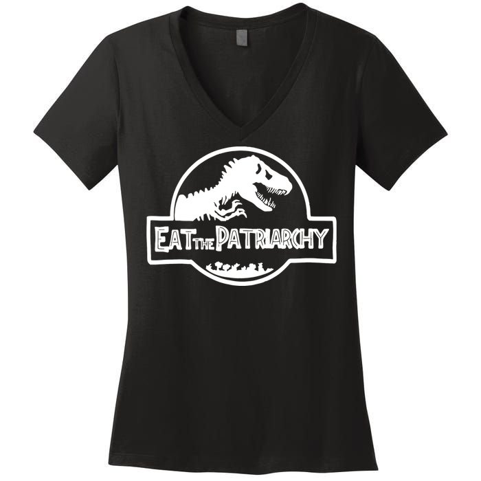 Eat The Patriarchy Feminist Essential Women's V-Neck T-Shirt