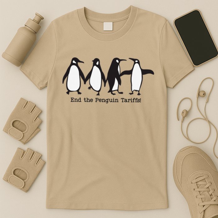 End The Penguin Tariffs Resist Penguins Against Tariffs T-Shirt