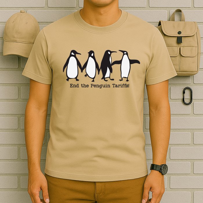 End The Penguin Tariffs Resist Penguins Against Tariffs T-Shirt
