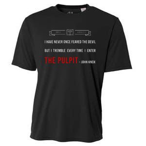 ENTER THE PULPIT  JOHN KNOX  Christian Pastor Appreciation Cooling Performance Crew T-Shirt