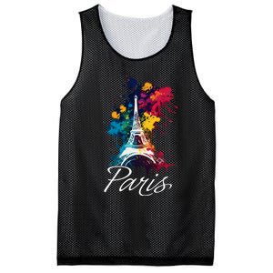 Eiffel Tower Paris Trip Holiday France Souvenir Mesh Reversible Basketball Jersey Tank