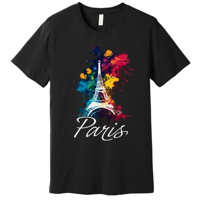 Eiffel Tower Paris Trip Holiday France Souvenir Premium T-Shirt