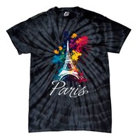 Eiffel Tower Paris Trip Holiday France Souvenir Tie-Dye T-Shirt