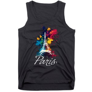 Eiffel Tower Paris Trip Holiday France Souvenir Tank Top