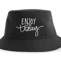 Enjoy Today Positive Sustainable Bucket Hat