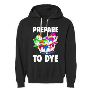 Easter Teeshirt Prepare To Dye Easter Day Garment-Dyed Fleece Hoodie