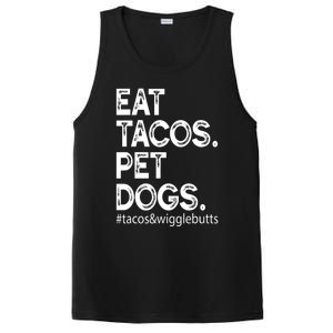 Eat Tacos. Pet Dogs Tacos And Wigglebutts PosiCharge Competitor Tank