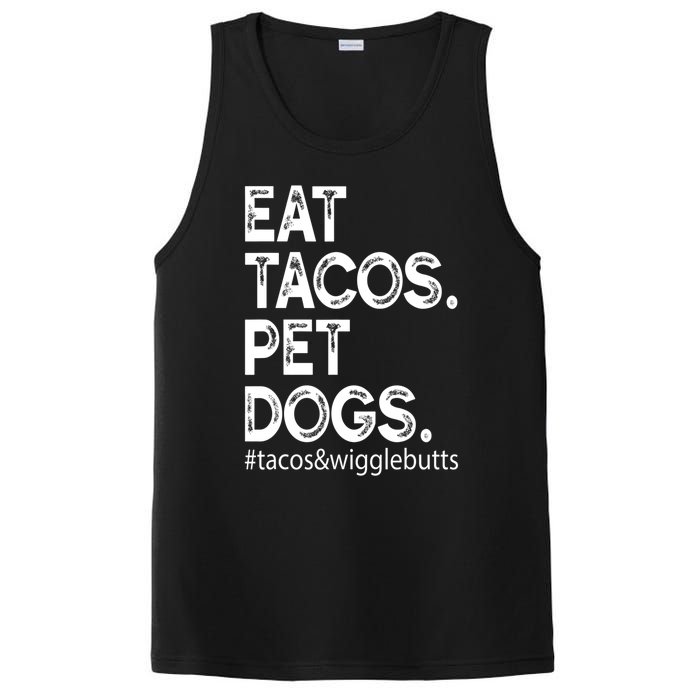 Eat Tacos. Pet Dogs Tacos And Wigglebutts PosiCharge Competitor Tank