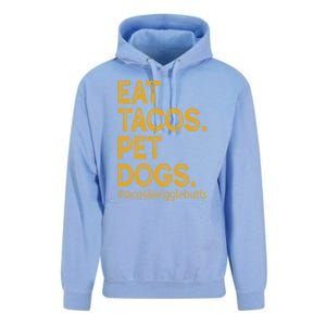 Eat Tacos Pet Dogs Tacos And Wigglebutts Unisex Surf Hoodie