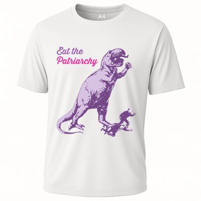 Eat The Patriarchy Funny Feminist Vintage Trex Dinosaur Performance Shirt