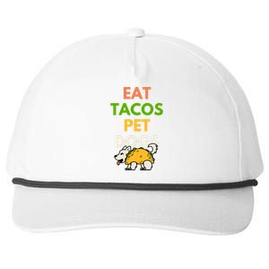 Eat Tacos Pet Dogs Snapback Five-Panel Rope Hat